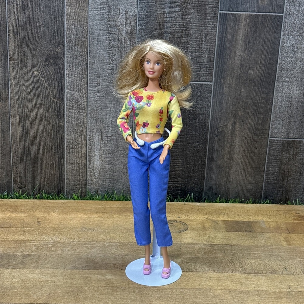 Vintage 1998 Mattel Barbie Doll Happening Hair Teresa Outfit Y2K Floral